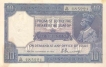 Ten Rupee Bank Note of King George V of Signed by  H Danning.