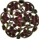 Antique Gold Brooch of Peacock Desigine with Rubies of Emeralds and sapphires.