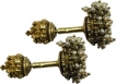 Gold Bugadi or Bangels from Maharashtra Region witt Basara pearls