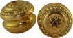 Gold Kaathilola, Earling Ruby of from Malabar Region