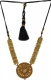 Gold Temple Jewelry Necklace of Lord Balakrishna.