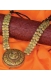 Gold Temple Jewelry Necklace of Lord Balakrishna.