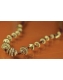 Gold Spherical Beades Necklace.