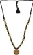 Vintage Gold Necklace of Goddess Laxmi.