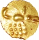 Gold Fanam Coin of Vira Raya of Hosysala Kingdom.