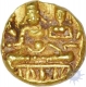 Gold Half  Varaha Coin of Hari Hara II of Vijayanagara Empire.