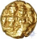 Gold Half Varaha Coin of Harihara II of Vijayanagara Empire.