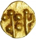 Gold Half Varaha Coin of Achutharaya of Vijayanagara Empire.