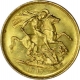 Gold Sovereign Coin of United Kingdom.