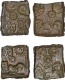 Punch Marked Copper Karshapana Coins of Ujjaini Region.