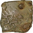 Copper Coin of Satkarni I of Paunar Region  of Satavahanas Dynasty.