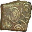 Copper Coin of Satkarni I of Marathawad Region of Satavahana Dynasty.