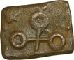 Copper Coin of Satkarni I of Satavahanas Dynasty.