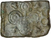 Copper Coin of Satakarni I of Satavahana Dynasty.