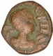 Copper Drachma Coin of Kujula Kadphises of Kushan dynasty.