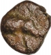 Copper Half  starter Coin of kanishka I Kushan Dynasty