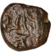 Copper Half  starter Coin of kanishka I Kushan Dynasty