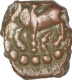 Copper Quarter Kakani Coin of Ganapati Naga of Nagas of Padmawati.