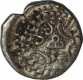 Silver Drachma Coin of Dharasena of Traikutakas Dynasty.