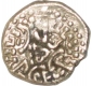 Silver Drachma Coin of Dhrahasena of Traikutakas.