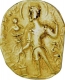 Gold Dinar Coin of Samudragupta of Gupta Dynasty.