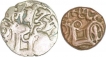 Silver and Copper Coins  of Samanta Deva of Ohinda Dynasty.