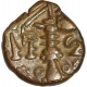 Copper Drachma Coin of Harsha Deva of Loharas of Kashmir.