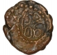 Copper Kasu Coin of Minakshi of Madurai Nayaks.