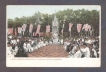 Picture Post Card of loyal jubilee Gathering at Queens Statue.