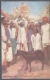 Picture Post card of Sacrificing a goat for a religious festival.