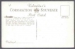 Picture Post Card of Coronation in Westminster Abbey.