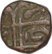 Copper One Third Falus Coin of Ibramhim adil shah II of Bijapur sultanate.