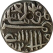 Silver Half Tanka Coin of Muzaffar II of Gujarat Sultanate.