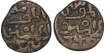 Copper Double Falus coins of Husen Shah of  Jaunpur Sultanate.