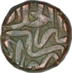 Copper Dam Coin of Akbar of Akbarabad Dar ul khalifa Mint.