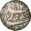 Silver One Rupee Coin of Jahangir of Qandahar Mint.