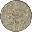 Silver One Rupee Coin of Shah Jahan of Lahore Mint.