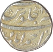 Silver One Rupee Coin of Aurangzeb Alamgir of Ahmadabad Mint.