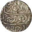 Silver One Rupee Coin of Aurangzeb Alamgir of Silver Rupee of Itawa Mint.