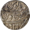 Silver One Rupee Coin of Aurangzeb Alamgir of Silver Rupee of Itawa Mint.