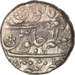 Silver One Rupee Coin  of Aurangzeb Alamgir of Tatta Mint.