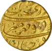 Gold Mohur Coin of Aurangzeb Alamgir of Burhanpur Mint