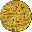 Gold Mohur Coin of Aurangzeb Alamgir of Burhanpur Mint