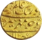 Gold Mohur Coin of Aurangzeb Alamgir of Islamabad Mathura Mint.