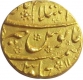 Gold Mohur Coin of Aurangzeb Alamgir of Islamabad Mathura Mint.