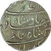 Silver One Rupee Coin of Shah Alam Bahadur of Kanbayat mint.