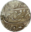 Silver One Rupee Coin of Farrukhsiyar of Itawa mint.