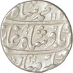Silver One Rupee  Coin of Muhammad Shah of Sawai Jaipur mint.