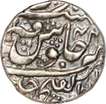 Silver One Rupee Coin  of Daulat Rao of Ujjain Mint of Gwalior State.