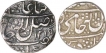 Silver One Rupee Coins of Daulat Rao of Ujjain Dar ul Fath of Gwalior State.